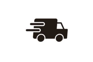 Delivery truck logo Home